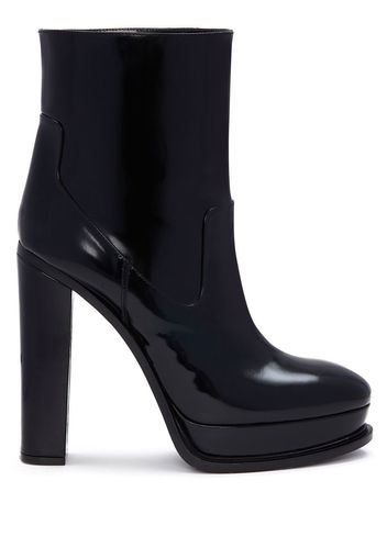 Alexander McQueen Stiefeletten 120mm - Schwarz