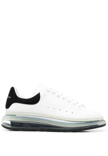 Alexander McQueen Oversized transparent-sole sneakers - Weiß