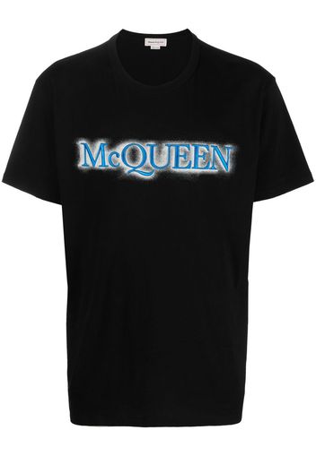 Alexander McQueen logo-print T-shirt - Schwarz