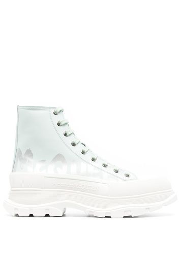 Alexander McQueen Tread Slick high-top sneakers - Grün