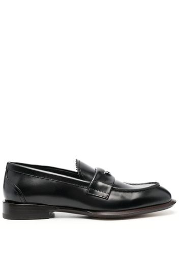 Alexander McQueen coin-embellished penny loafers - Schwarz