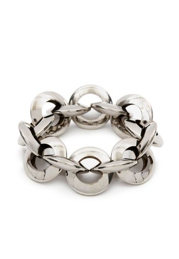 Alexander McQueen Armband mit Ösen - Silber