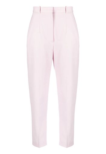 Alexander McQueen high-waist cigarette trousers - Rosa