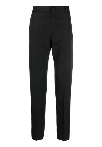 Alexander McQueen slim-cut tailored trousers - Schwarz