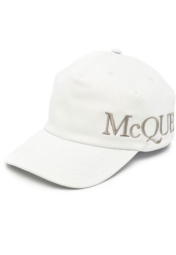 Alexander McQueen embroidered-logo baseball cap - Grün