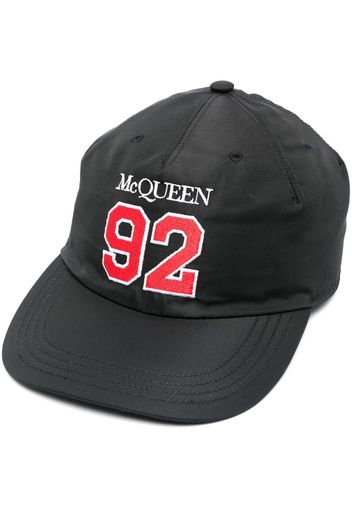 Alexander McQueen logo-print baseball cap - Schwarz