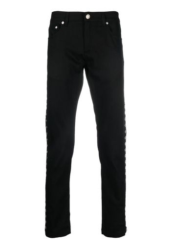 Alexander McQueen mid-rise skinny jeans - Schwarz