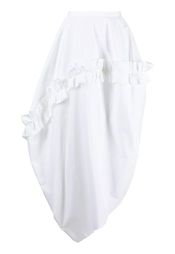 Alexander McQueen Asymmetrisches Hemd - Weiß