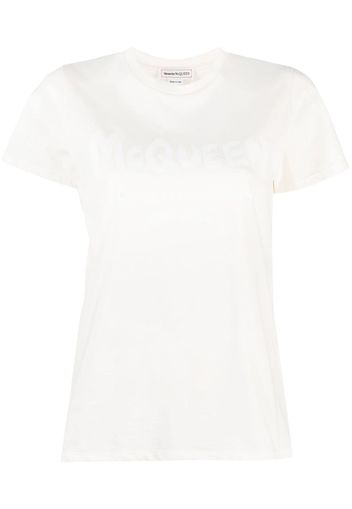 Alexander McQueen logo-print T-shirt - Weiß