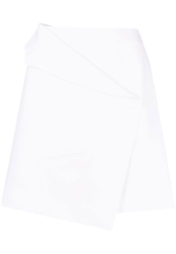 Alexander McQueen asymmetric miniskirt - Nude