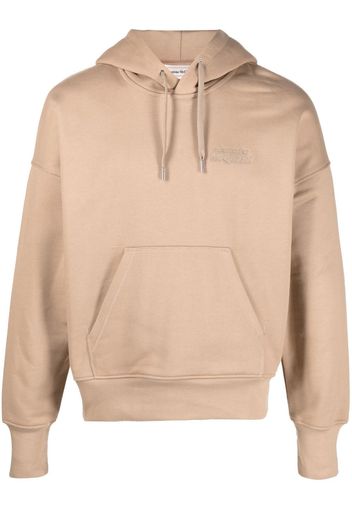 Alexander McQueen drawstring pullover hoodie - Nude