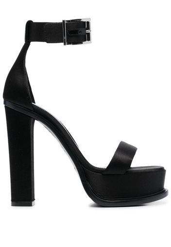 Alexander McQueen 140mm platform sandals - Schwarz