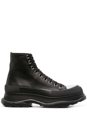 Alexander McQueen Tread Slick lace-up boots - Schwarz