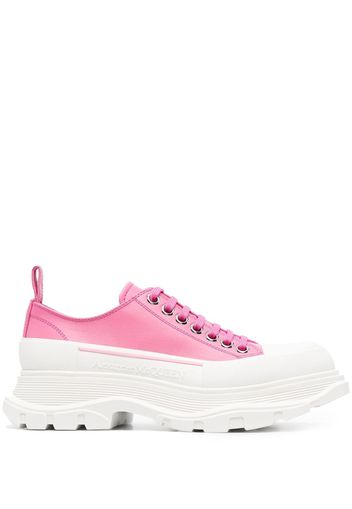 Alexander McQueen chunky platform lace-up sneakers - Rosa