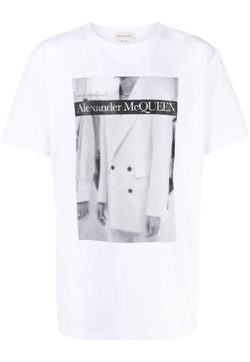 Alexander McQueen logo-print short-sleeve T-shirt - Weiß