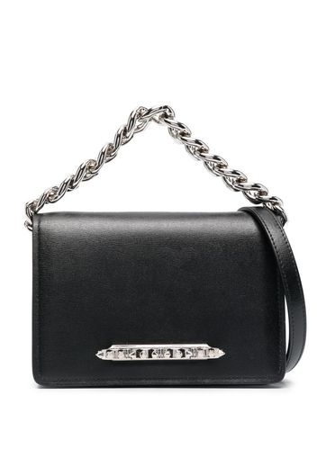 Alexander McQueen Four Ring Chain bag - Schwarz