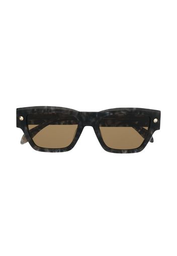 Alexander McQueen square-frame sunglasses - Grau