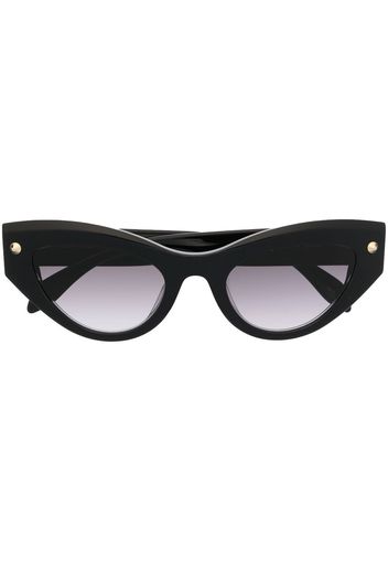 Alexander McQueen cat-eye frame sunglasses - Schwarz