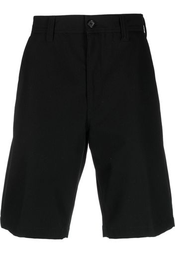 Alexander McQueen high-waist cotton shorts - Schwarz