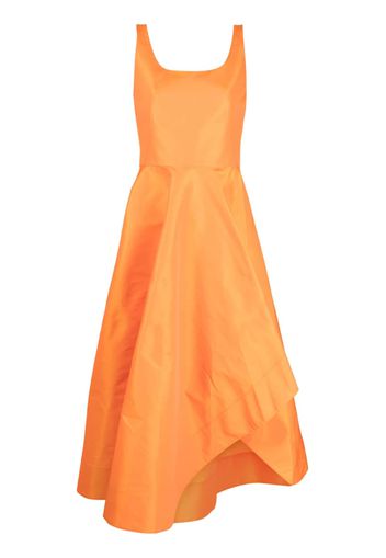 Alexander McQueen round-neck sleeveless dress - Orange