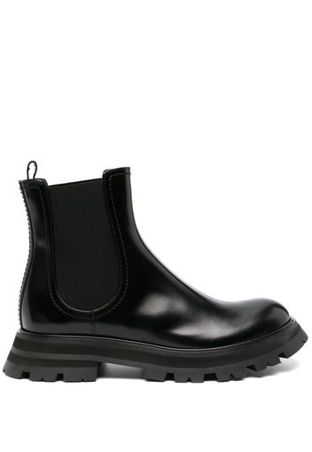 Alexander McQueen Wander Chelsea leather boots - Schwarz