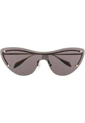 Alexander McQueen Spike Studs cat-eye sunglasses - Gold