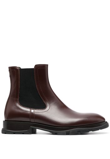 Alexander McQueen Beatle Chealsea boots - Braun