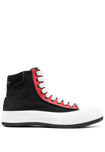 Alexander McQueen Tread Slick lace-up sneakers - Schwarz