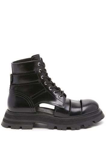 Alexander McQueen Wander Stiefel - Schwarz