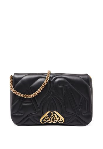 Alexander McQueen The Seal Schultertasche - Schwarz