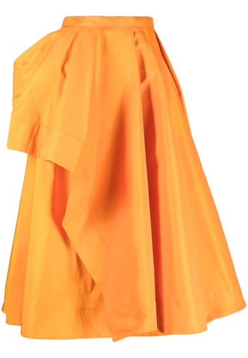 Alexander McQueen A-line midi skirt - Orange