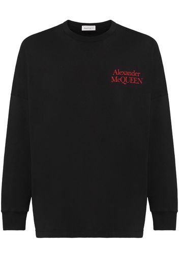 Alexander McQueen LS T-SHIRT - Schwarz