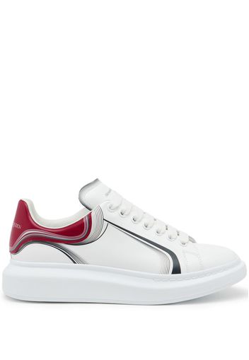 Alexander McQueen Oversized leather sneakers - Weiß