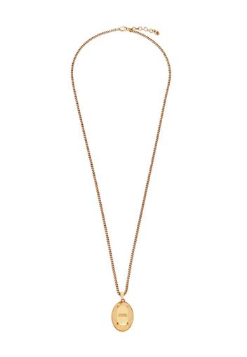 Alexander McQueen The Faceted Stone Halskette - Gold