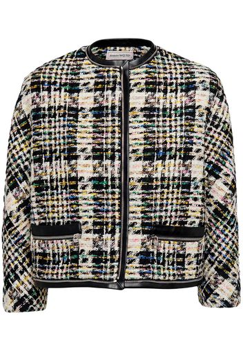 Alexander McQueen Tweed-Jacke - Nude