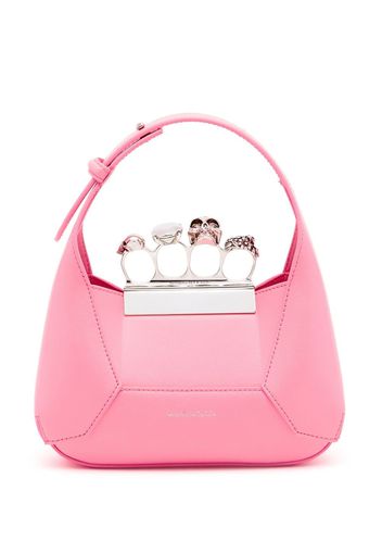 Alexander McQueen The Jeweled Mini-Tasche - Rosa