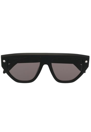 Alexander McQueen Spike Studs geometric-frame sunglasses - Schwarz