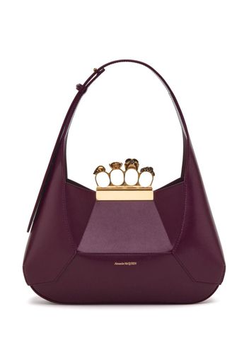 Alexander McQueen Mini Jewelled Handtasche - Violett