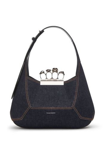 Alexander McQueen The Jeweled Handtasche - Blau