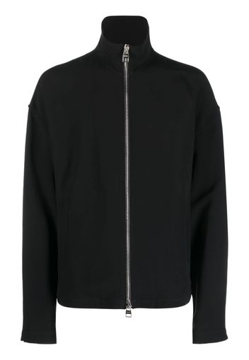 Alexander McQueen high-neck zipped jacket - Schwarz