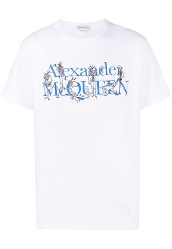 Alexander McQueen logo-print short-sleeve T-shirt - Weiß