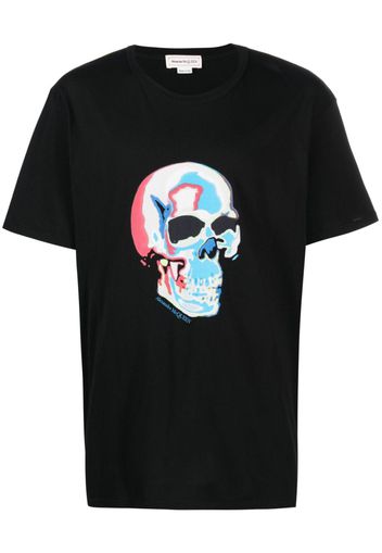 Alexander McQueen skull-graphic cotton T-shirt - Schwarz