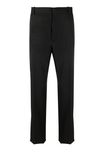 Alexander McQueen wool cigarette trousers - Schwarz