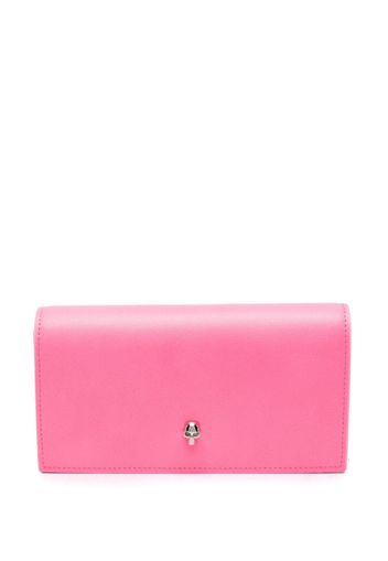 Alexander McQueen Clutch mit Totenkopf - Rosa