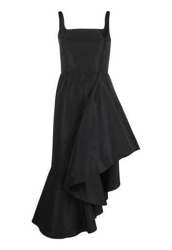 Alexander McQueen asymmetric flared dress - Schwarz