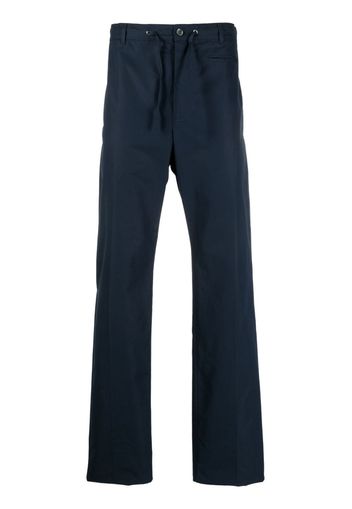 Alexander McQueen Hose mit Kordelzug - Blau