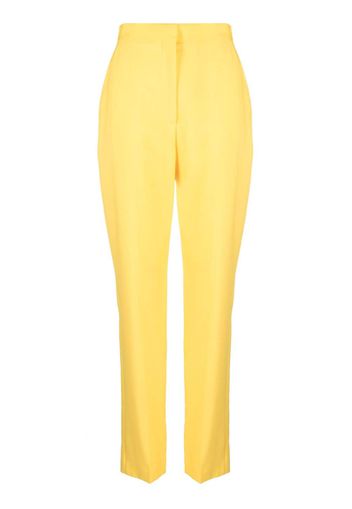 Alexander McQueen tailored high-waisted trousers - Gelb