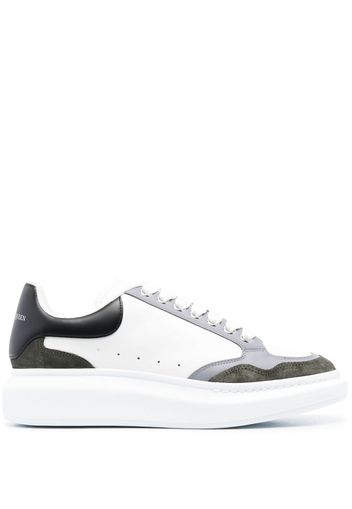 Alexander McQueen Oversized leather sneakers - Weiß