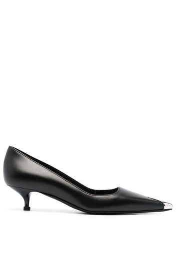 Alexander McQueen Punk metal-toecap pumps - Schwarz