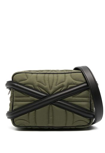 Alexander McQueen The Harness quilted camera bag - Grün